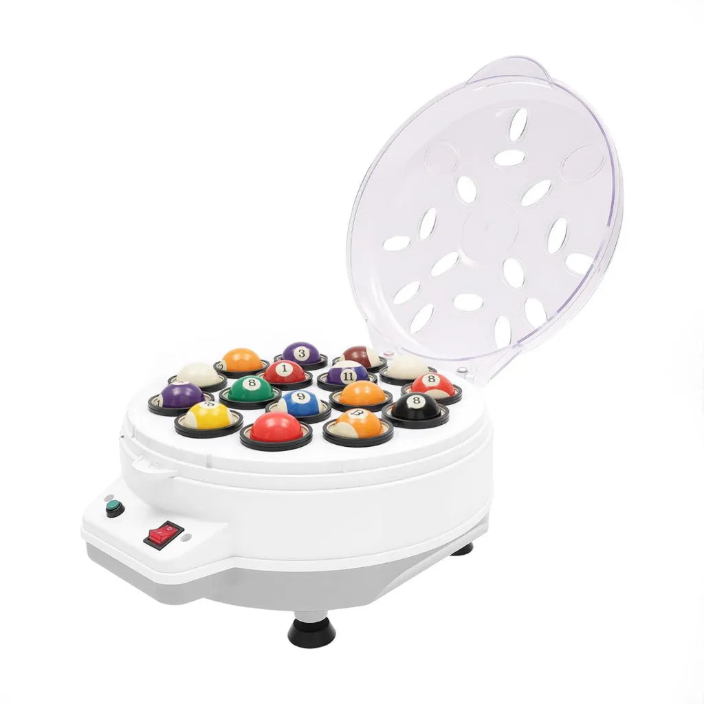 Automatische 16-Ball-Billardreinigungsmaschine mit elektrischem Polierset