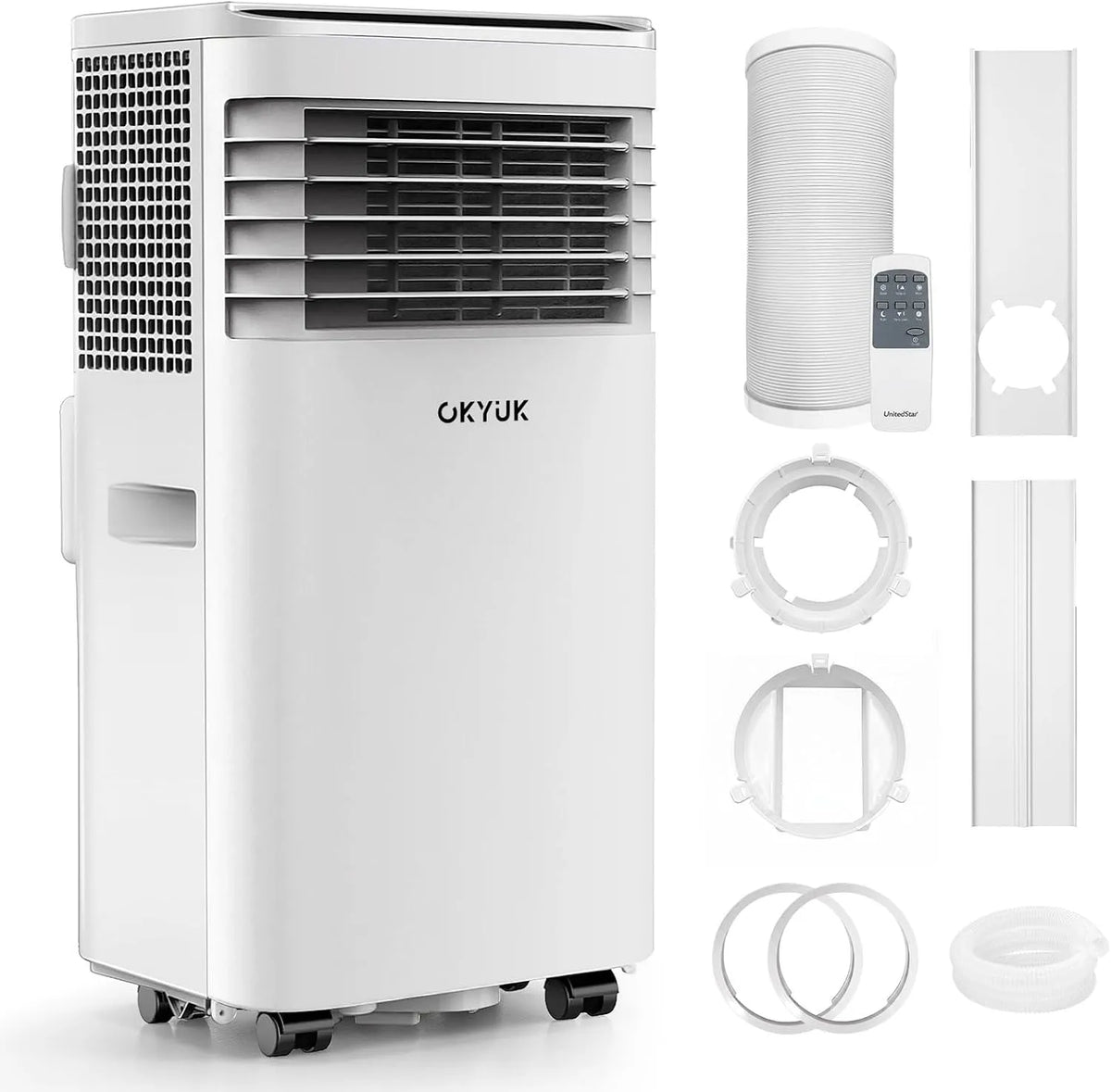 Klimaanlage, Mobile Klimaanlage 7000 BTU mit Abluftschlauch