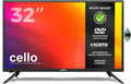 Smart TV, 32 Zoll, Fernseher, Cello C3220FDE, HDMI, USB, Triple-Tuner DVB-C/S2, T2, USB-Aufnahme, Media-Player