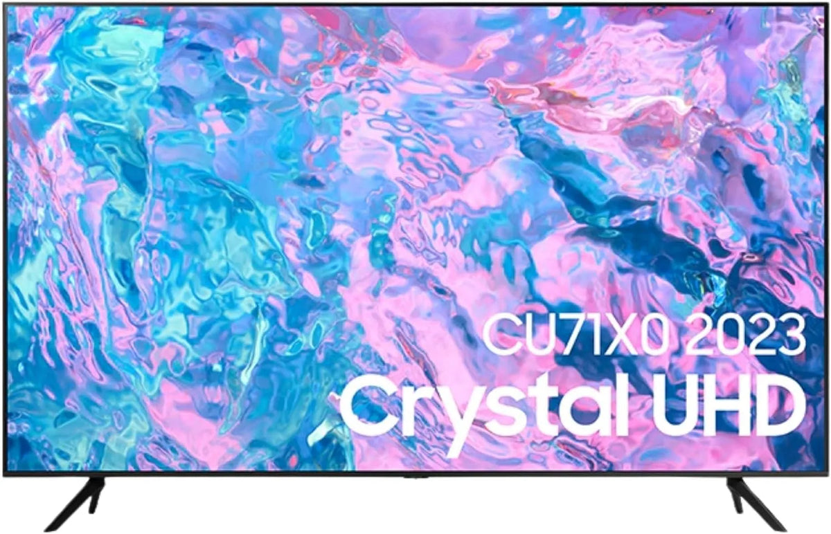 Samsung Series 75 CU7170 Smart TV, 75 Zoll, Fernseher, 4K UHD, Crystal Prozessor 4K, Modell 2023, PurColor, Motion xcelerator
