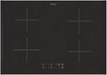 Induktionskochfeld, 80 cm, 4 Kochzonen, Induktionsplatte, Boost, Touch-Bedienung, autark, Schwarz, Booster, Touch Control