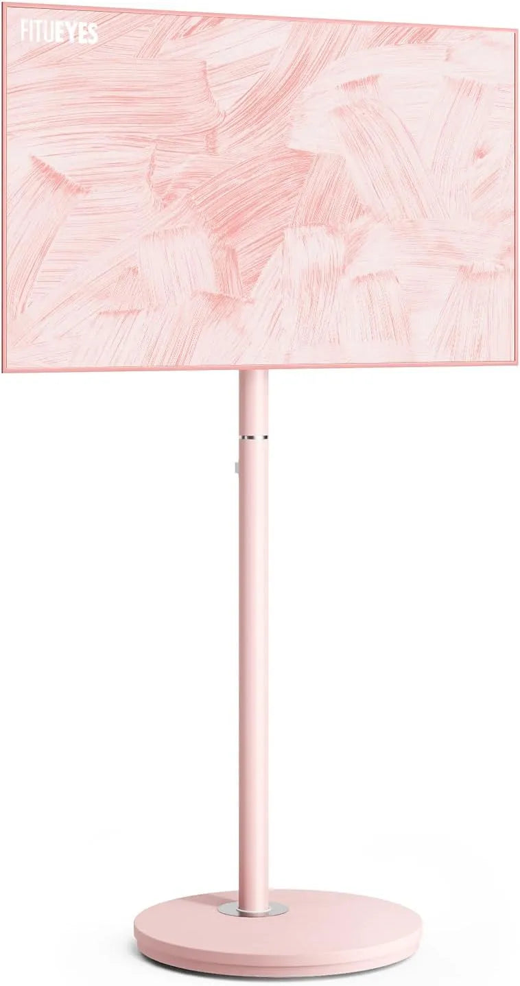 TV-Möbel, 48 Zoll, FITUEYES Design TV Ständer Rollbar für 24-48 Zoll Fernseher Mobiler TV Standfuss höhenverstellbar Modern minimalistisch