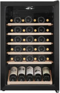 Weinkühlschrank, 45 Flaschen, 4 bis 22 °C, Glas, Cavin Polar Collection 49, Holzregalböden, 1 Temperaturzone 4-22°C, Kompressorkühlung
