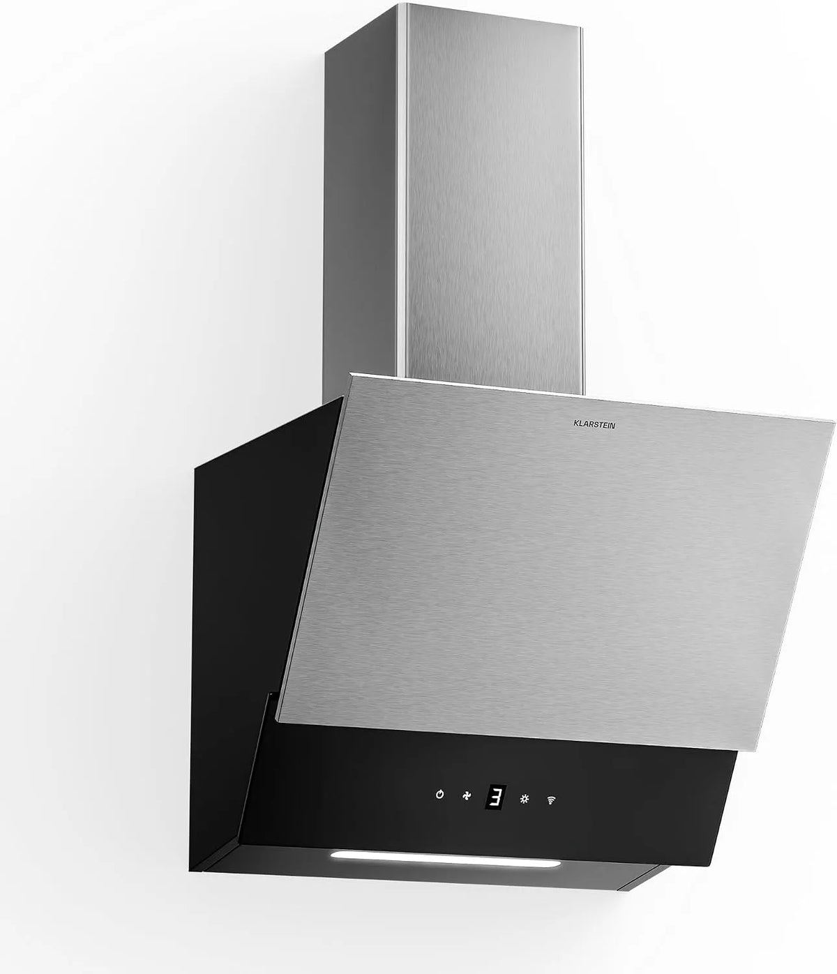 Klarstein Geschirrspüler, 45 cm, 624 m3/h, Spülmaschine, Slim-Format, Touch-Bedienung, kopffrei und schräg, leise, Edelstahl, LED, A++ Energie