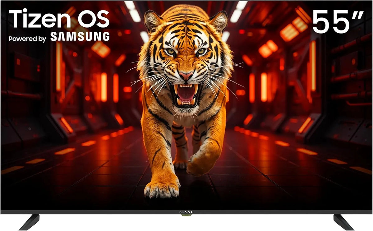 Samsung Elegance Smart TV, 55 Zoll, 3 HDMI, Fernseher, 4K UHD, Tizen OS, Triple-Tuner DVB-T2, S2, Dolby Audio, USB, WLAN, PVR-Aufnahme, 140 cm