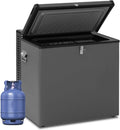 Gefrierschrank, 70 L, 12 V, Smad DC, 230V, freistehend, Gefrierfach, Tiefkühlschrank, Grau, 12V AC, LPG