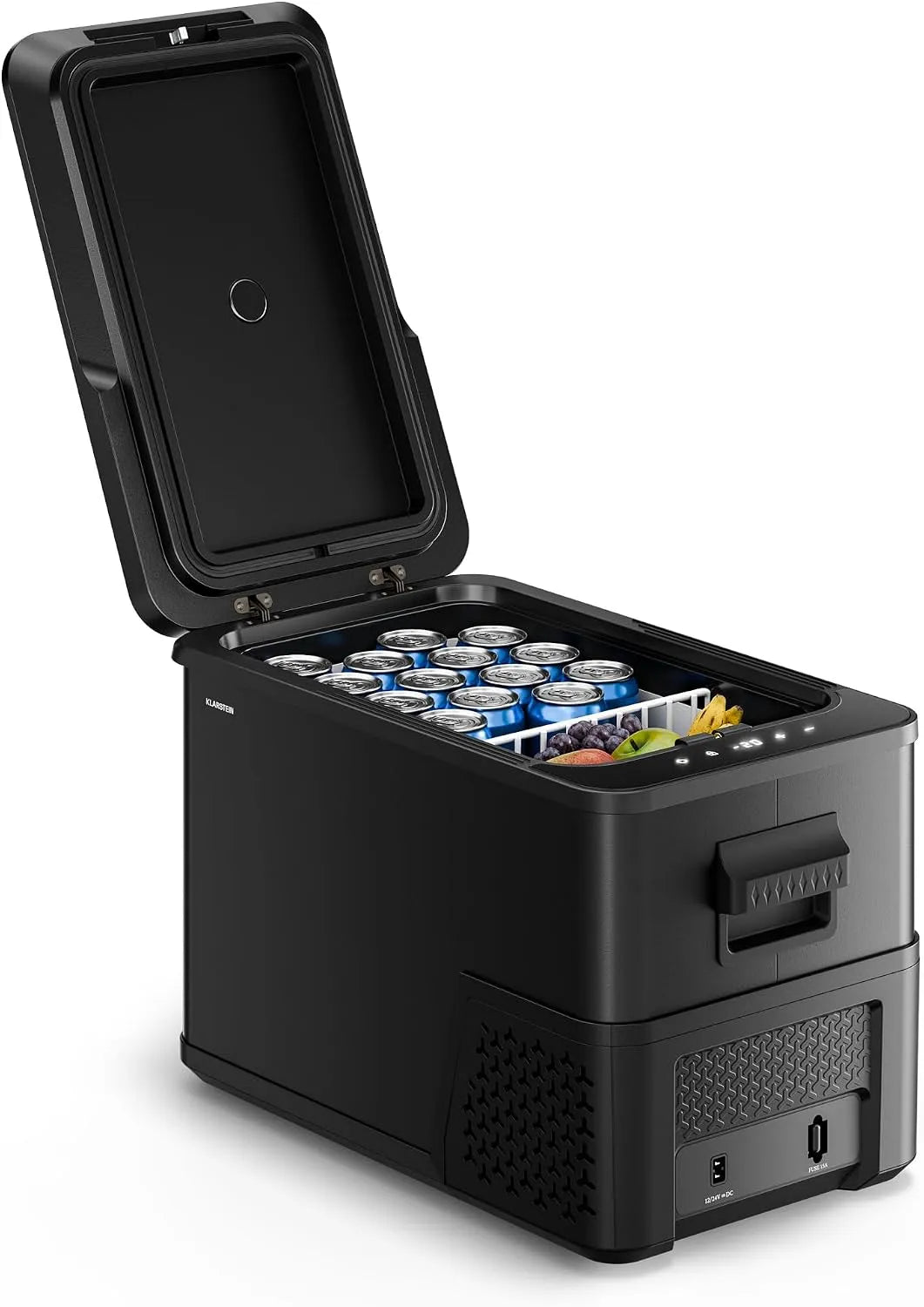Klarstein V, 230 Kühlschrank, 27 L, -20 bis 20 °C, 12 V, tragbar, Camping, digitales Bildschirm