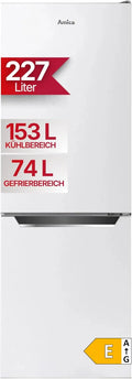 Amica Kühl-Gefrierkombination, 227 L, 159, 3x54x55 cm, 160 W, Kühlschrank mit Gefrierfach