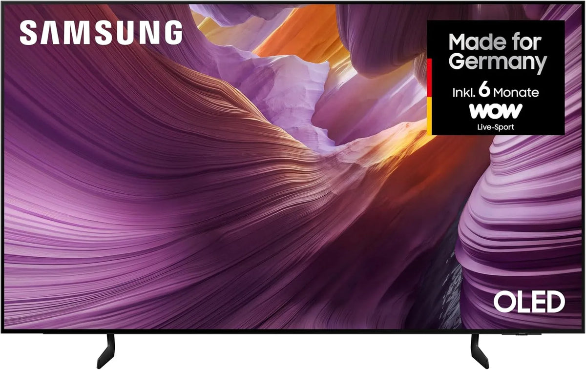 Samsung S85F NQ4 Smart TV, 83 Zoll, Fernseher, 4K UHD, OLED, HDR, Dolby Audio, AI Gen2 Prozessor, Dolby Atmos, 210 cm, 4K Upscaling, Farben Pantone