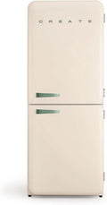 Sage Kühlschrank, 401 L, 70x65x185 cm, 190 W, No Frost, Gefrierfach, 2 Temperaturzonen, Griff Salbeigrün, 190W, 3 Ablagen, 2 Schubladen