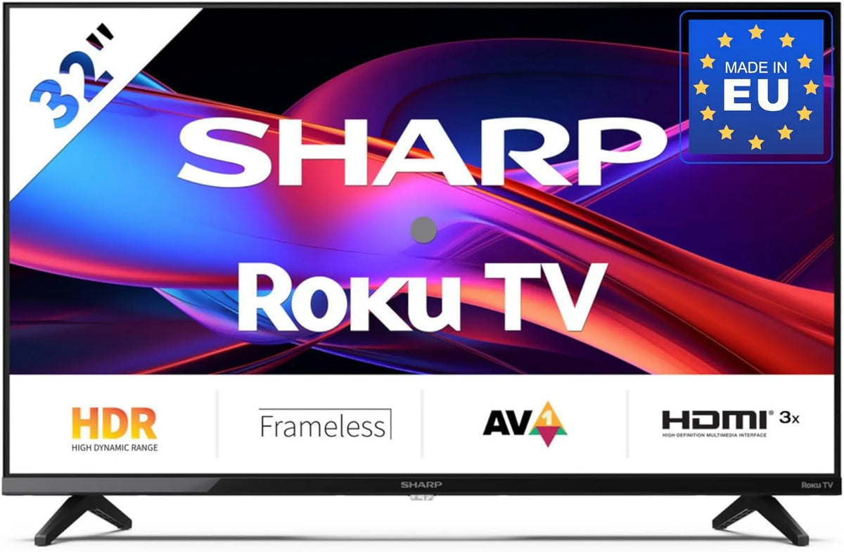 Sharp 32GD2225E Smart TV, 32 Zoll, Fernseher, 81 cm