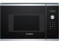 Bosch Serie 6 BFL524MS0 Mikrowelle, 38 x 60 cm, 800 W, Touch-Bedienung, Einbau, Edelstahl, Mikrowellenofen, LED-Touchdisplay, Drehteller 25, 5cm