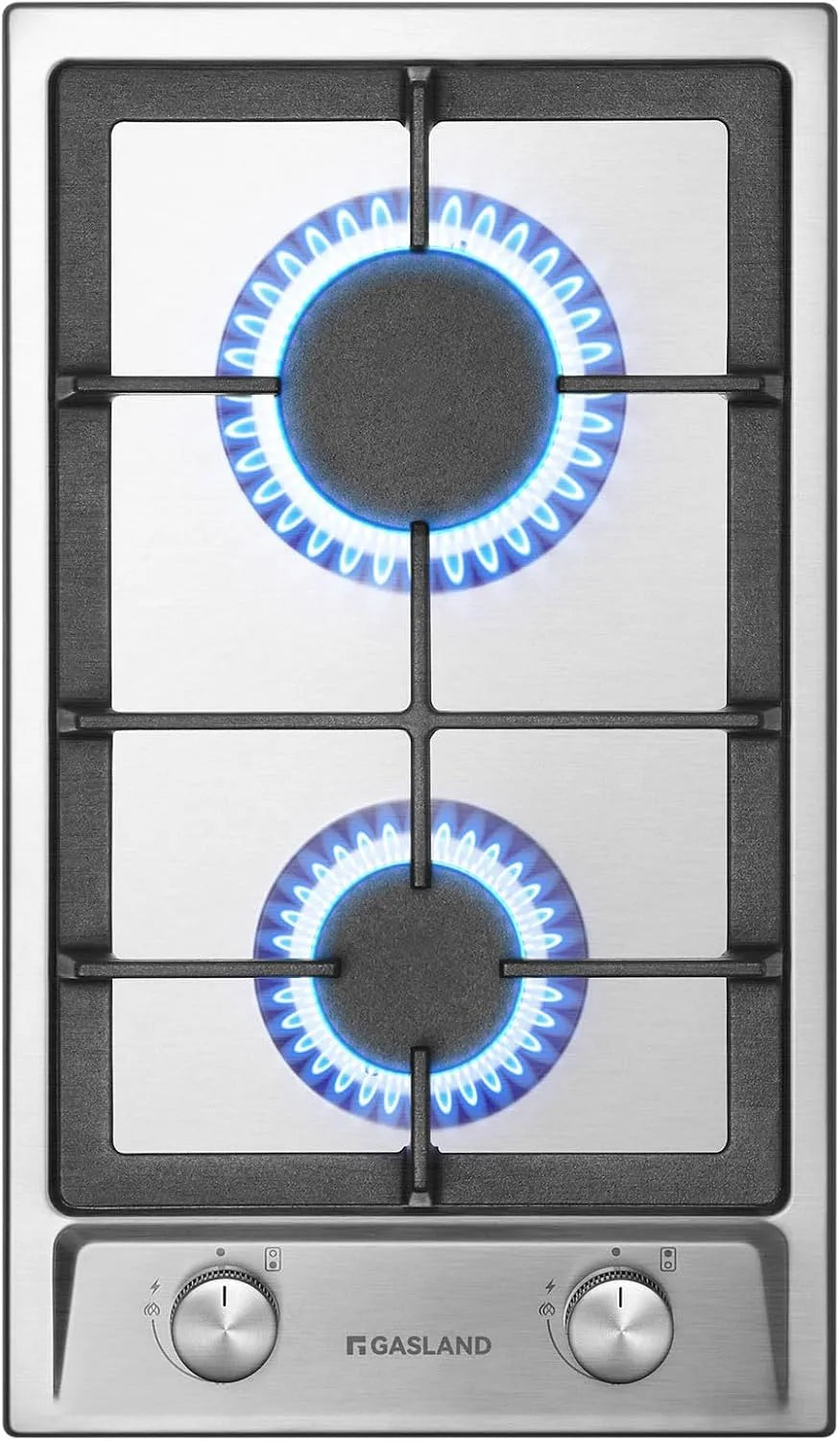 Gaskochfeld, 30 cm, GASLAND GH30SF, Einbau, autark, Edelstahl, Gaskocher, Butan-Gasherd 4200 Watt, LPG, Erdgas