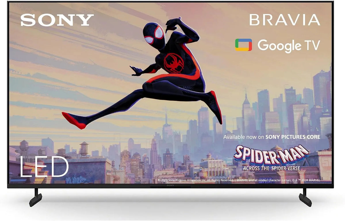 Google KD-65x80L Smart TV, 65 Zoll, Fernseher, 4K UHD, HDR, HDMI, Google Assistant, Alexa und Siri, Gaming-Menü mit ALLM, LED, BRAVIA CORE, HDMI 2.1