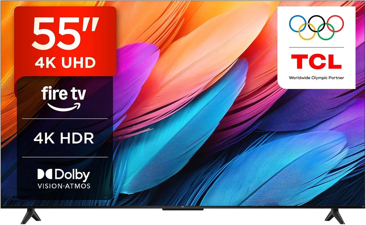 TCL 55PF650A 55-Zoll Smart TV, Fernseher, 4K UHD, HDR, Dolby Audio, HDR 10, 4K Ultra HD, Dolby Atmos, Dolby Vision, Airplay2, DTS, Smart LED Fire TV