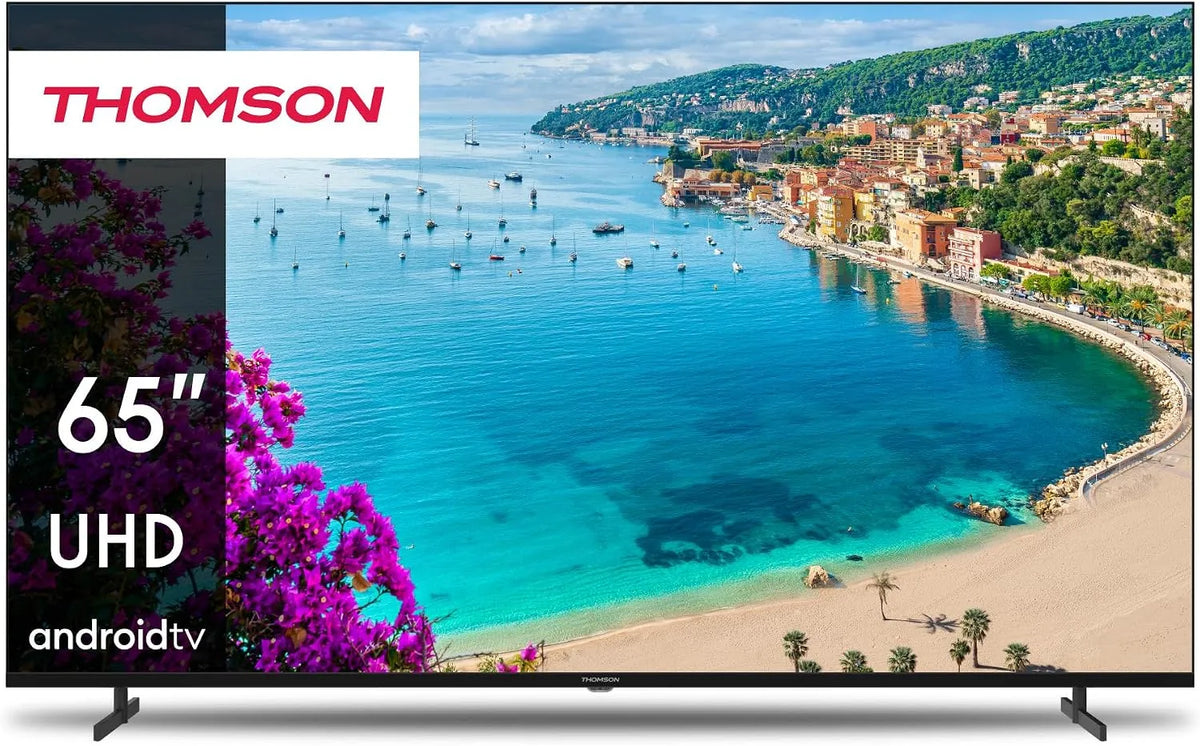 Google 65UA5S13 Smart TV, 65 Zoll, Fernseher, 4K UHD, HDMI, WLAN, Bluetooth, Android OS, Triple-Tuner, Dolby Digital, 165 cm, CI+, Google Assistant