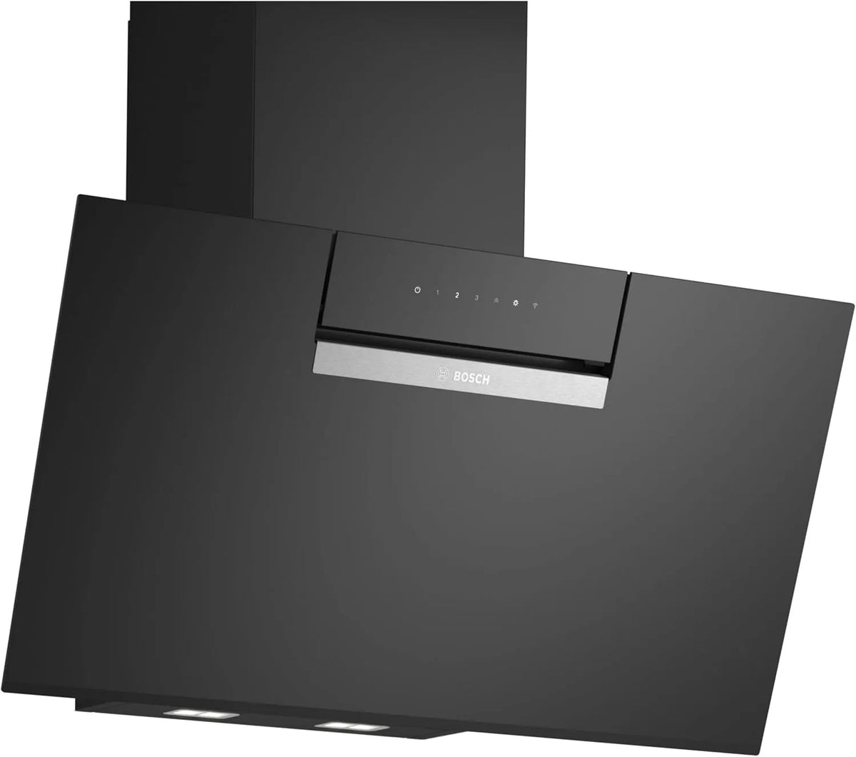 Bosch Serie 4 DWK87FN60 Kochfeld, 80 cm, Schwarz, Einstellbare Farbtemperatur, Automatische Anpassung an Kochfeld, Steuerung über Kochfeld, Klarglas
