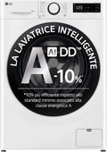 LG F4R3011NSWB Waschmaschine, 11 kg, Energieklasse A, freistehend, Dampf, Weiß, 1400 Umdrehungen, Frontlader Serie R3, Waschmaschine 11kg, AIWash