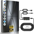 Smart TV, Fernseher, Leistungsstarke 600Km 1080P, 4K UHD, HDTV, 10 m Kabel, kompatibel mit 8K 4K, 2026 Indoor-TNT-Antenne mit dem leistungsstärksten