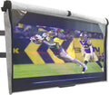 Smart TV, 55 Zoll, Fernseher, Outdoor, IP65, Grau, Frontklappe, wasserdichter Schutz, wetterfest, weiche Innenseite, mit Bodenabdeckung