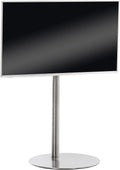TV-Möbel, 64x53x100cm, Edelstahl, Metall, TV-Ständer WESEL rund - 64x53x100cm