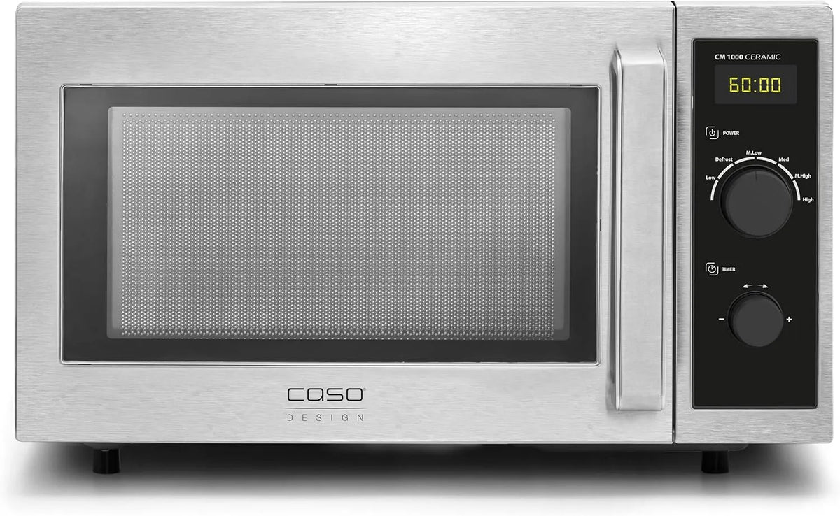 Caso CM1000 Mikrowelle, 25 L, Timer, Mikrowellenofen, Ceramic, Gewerbe- Mikrowelle, 1000 Watt