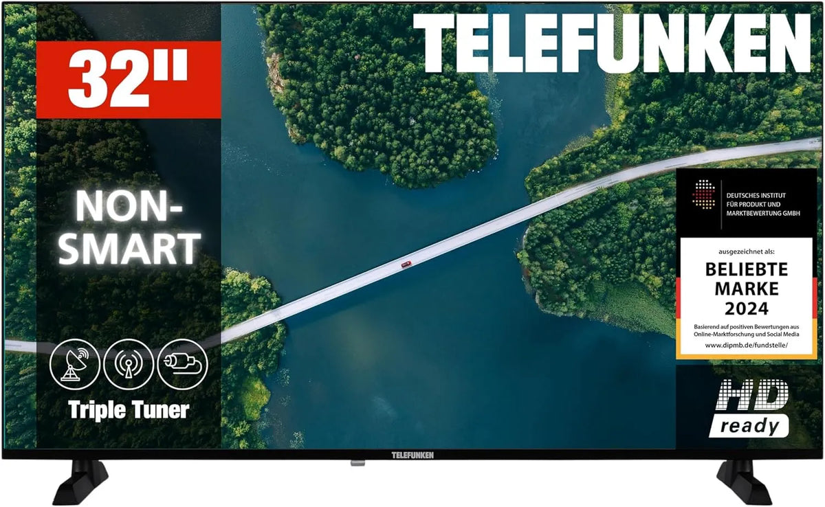 Smart TV, 32 Zoll, Fernseher, TELEFUNKEN xH32P900S, 80 cm, LED TV HD-Ready Auflösung
