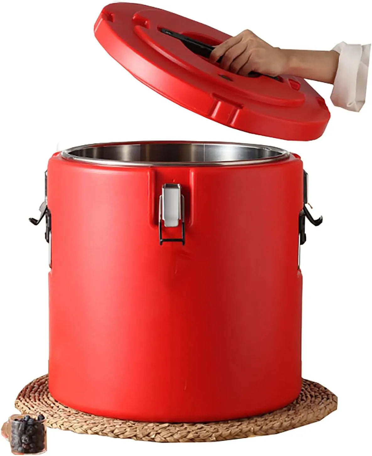 Produkt große Kapazität, Isolierter Urnenspender für Gastronomie, Edelstahl, für heiße und kalte Getränke, 13 l, Servierspender für Zuhause