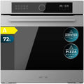 Cecotec Bolero Hexa AF316000 Elektrischer Pizzaofen, 60cm, 72 L, 3400 W, Einbau, 3D-Optik, Auftaufunktion, Edelstahl, Pizza Master, Steam Asisst