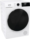 Gorenje DHNA92/DE Wäschetrockner, 59, 5 cm, 15 Programme, 9 kg, Kindersicherung, Weiß, LED Display, 5 cm breit, Gorenje DHNA92/DE 9kg, Knitterschutz