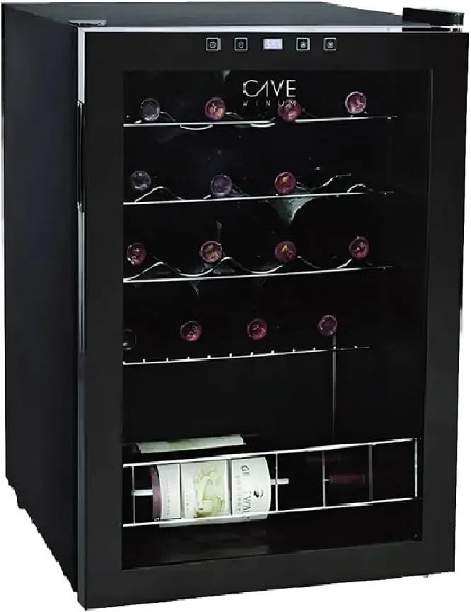 Weinkühlschrank, 18 Flaschen, 4 bis 18 °C, Weinkühlschrank Cave Vinum 18 Flaschen Kompressor 4 ° bis 18 °C