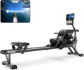 Heimtrainer: magnetischer Widerstand, Wasser- oder Luftwiderstand, klappbar, für zuhause, VirtuFit Rudergerät Serie