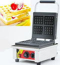 Toaster, 220 V, cgoldenwall np-539, cgoldenwall np-539 4 Rechteck Waffelautomat Grid Waffle Baker Quadratisch Maschine Haften gewerblichen Belgische