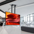 Smart TV, 100 Zoll, Fernseher, Neigbare Und Teleskopierbare Deckenhalterung, Elektrischer Tv-Liftständer, Höhenverstellbare Doppelstangen-Tv-Halterung
