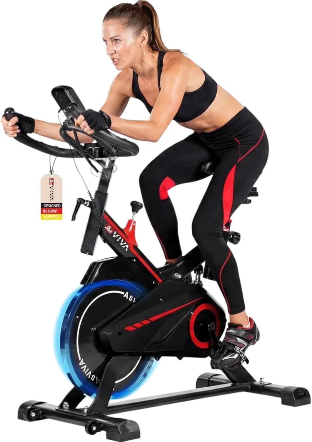 Heimtrainer – leiser Betrieb, 18kg, Speedbike AsVIVA S11