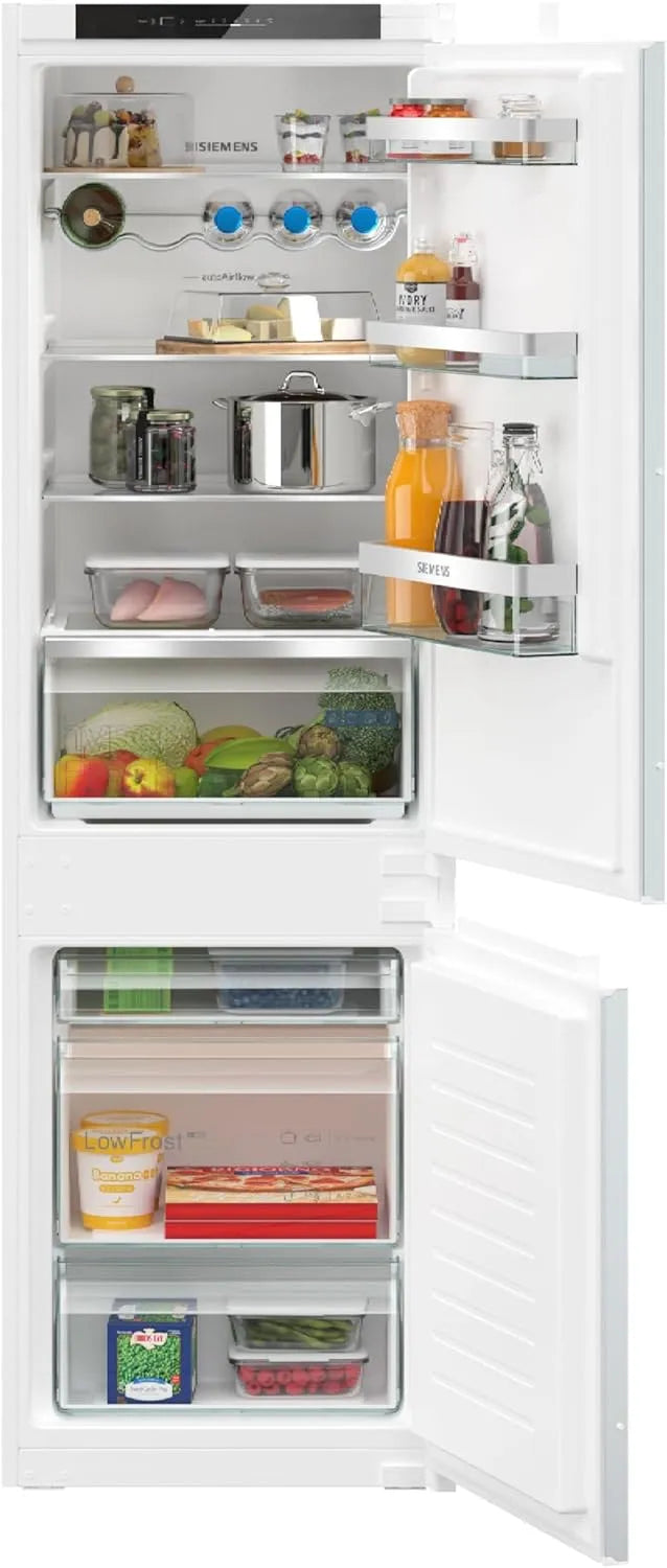 Siemens iQ300 KI86VVSE0 Kühl-Gefrierkombination, 183 L, Einbau, Kühlschrank mit Gefrierfach, 229 kWh pro Jahr, LED-Innenbeleuchtung, Made in Germany