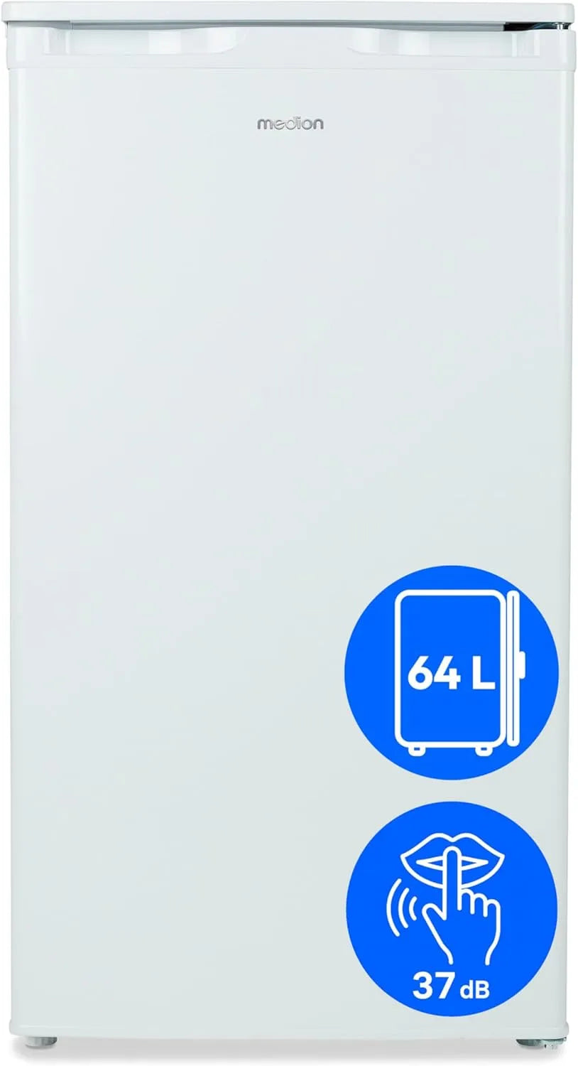 Gefrierschrank, 64 L, 37 dB, MEDION, Gefrierfach, Inverter, leise, Tiefkühlschrank, Weiß