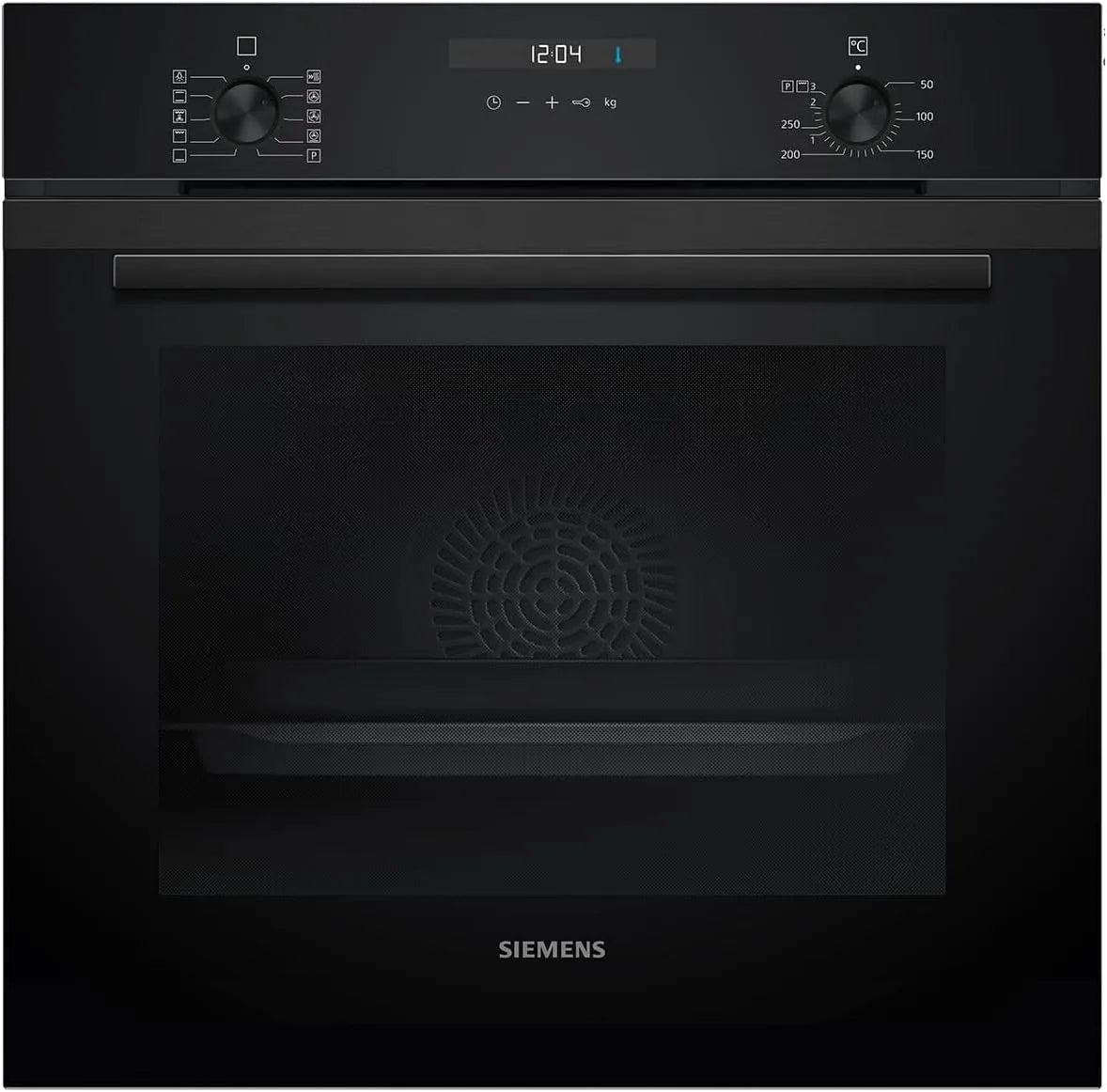 Siemens HB237GBB3 Backofen, Edelstahl, Schwarz, Siemens HB237GBB3 Backofen Deep Black Inox