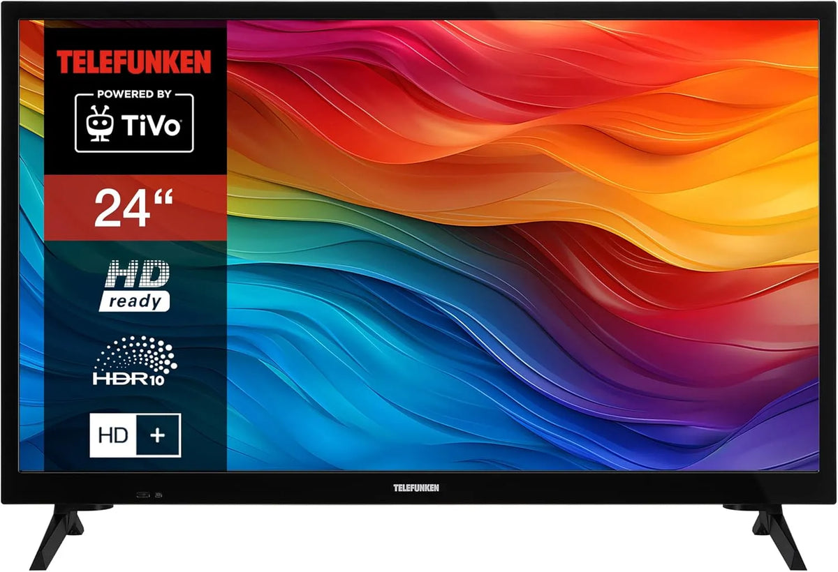 Smart TV, 24 Zoll, Fernseher, TELEFUNKEN xH24TO550S, 60 cm, Smart TV HD-Ready Auflösung